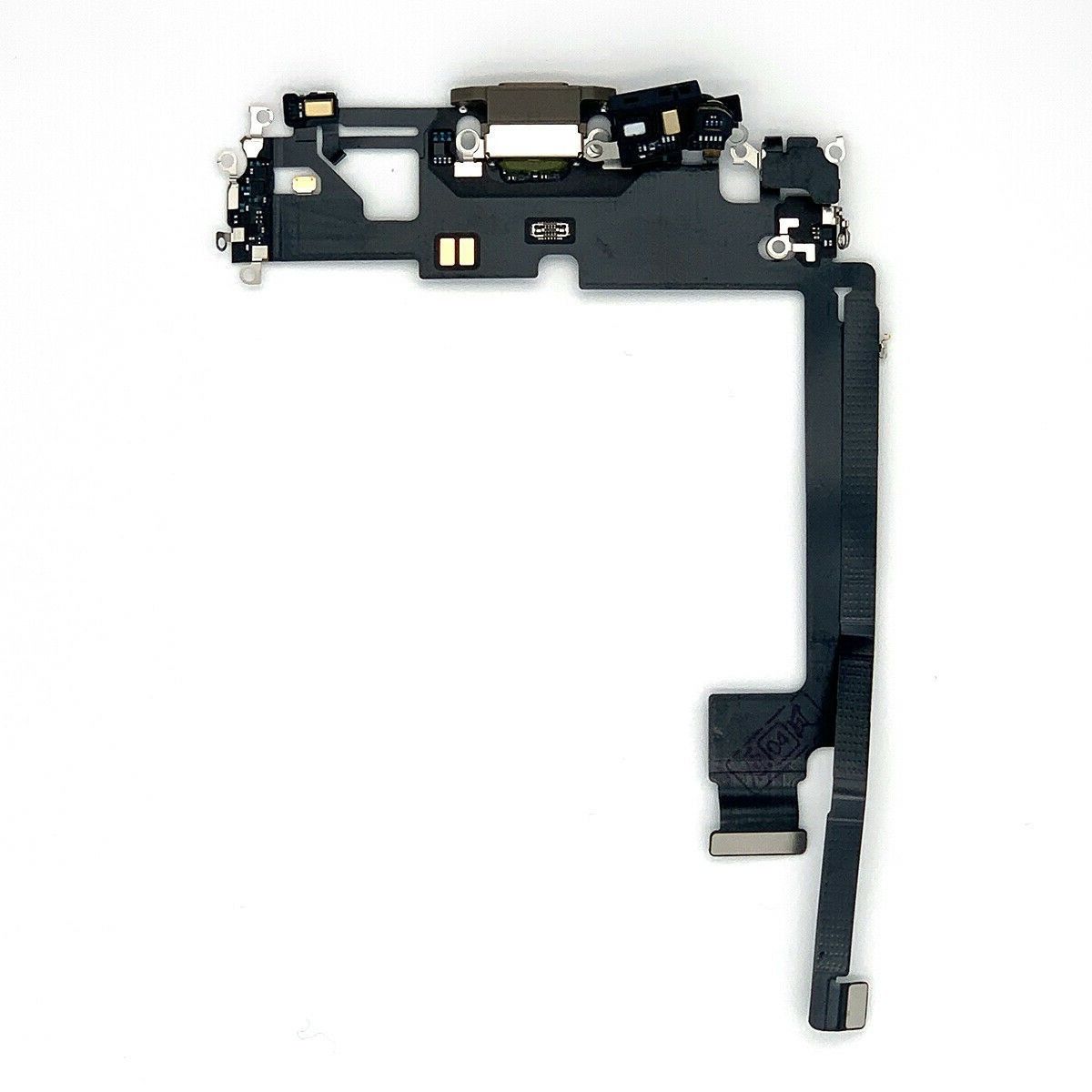 Flex con conector de carga datos y accesorios lightning dorado iPhone 12 Pro Max
