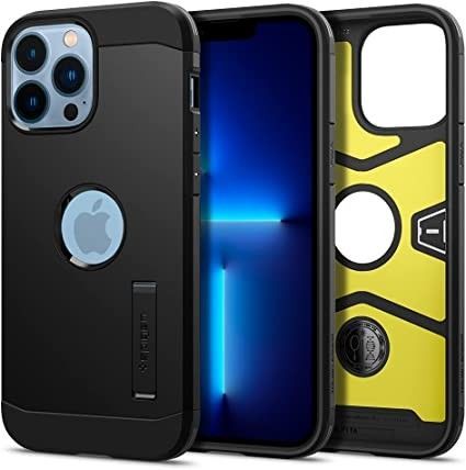Funda Spigen  Tough Armor iPhone 13 Pro Max  Negro