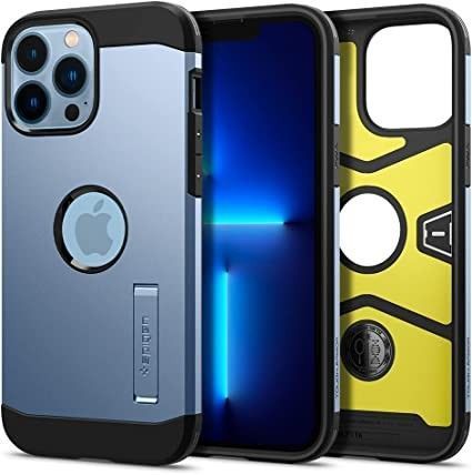 Funda Spigen Tough Armor iPhone 13 Pro Max Sierra Azul