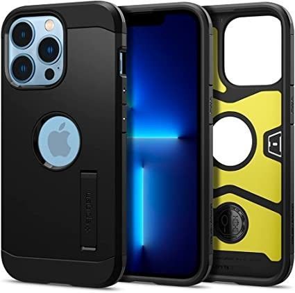 Funda Spigen  Tough Armor iPhone 13 Pro Negro