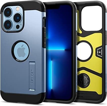 Funda Spigen Tough Armor iPhone 13 Pro  Sierra Azul