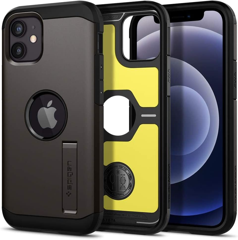 Funda Spigen  Tough Armor iPhone 12 Mini Bronce Gris