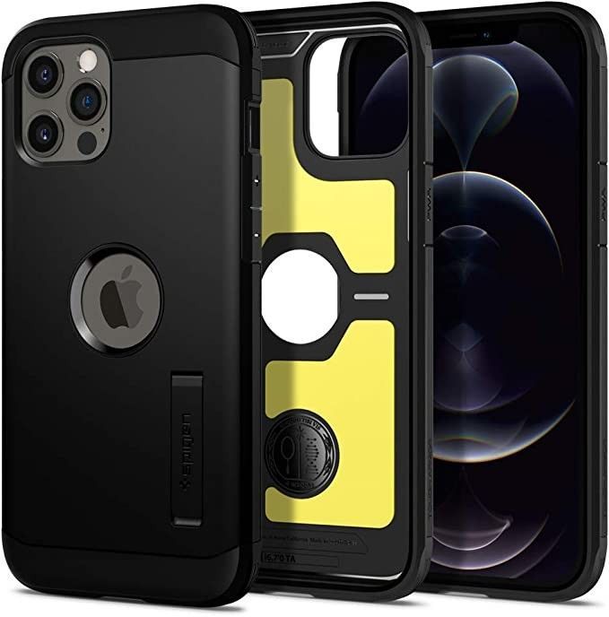 Funda Spigen Tough Armor iPhone 12 Pro Max negro