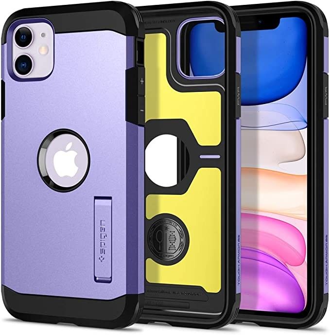 Funda Spigen  Tough Armor iPhone 11 Púrpura