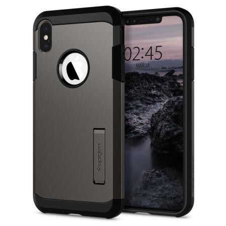 Funda Spigen  Tough Armor iPhone Xs Max metalizada
