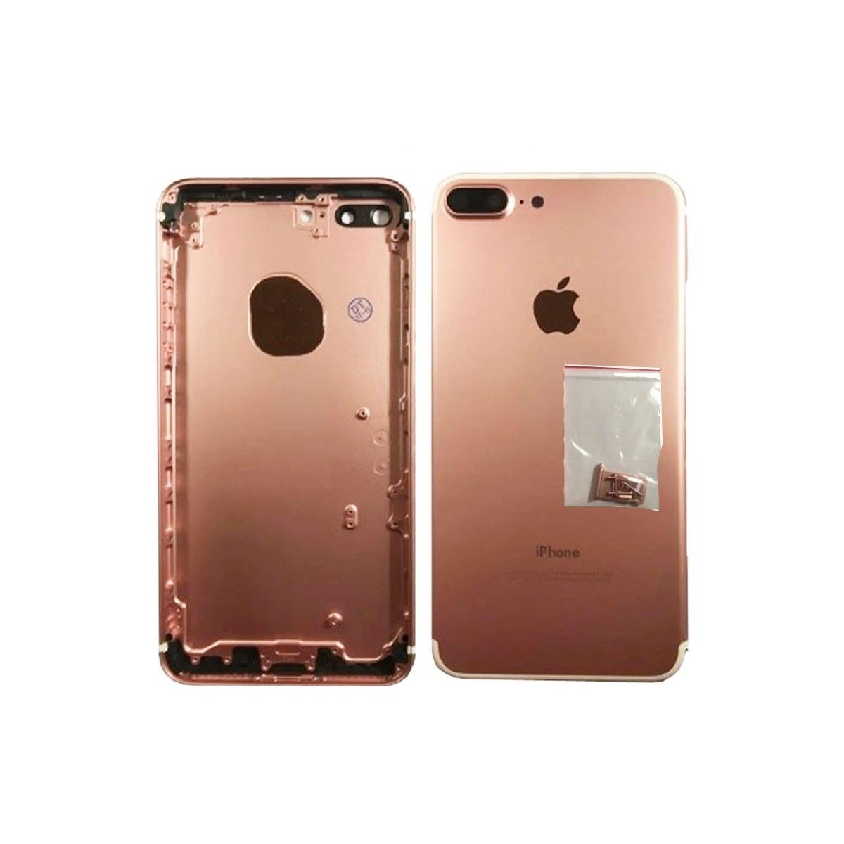 Chasis iPhone 7 Plus Oro Rosa (sin componentes)
