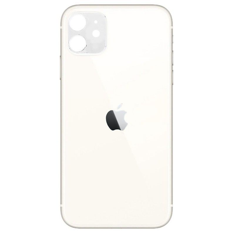 Tapa trasera iPhone 11 Blanco/Plata