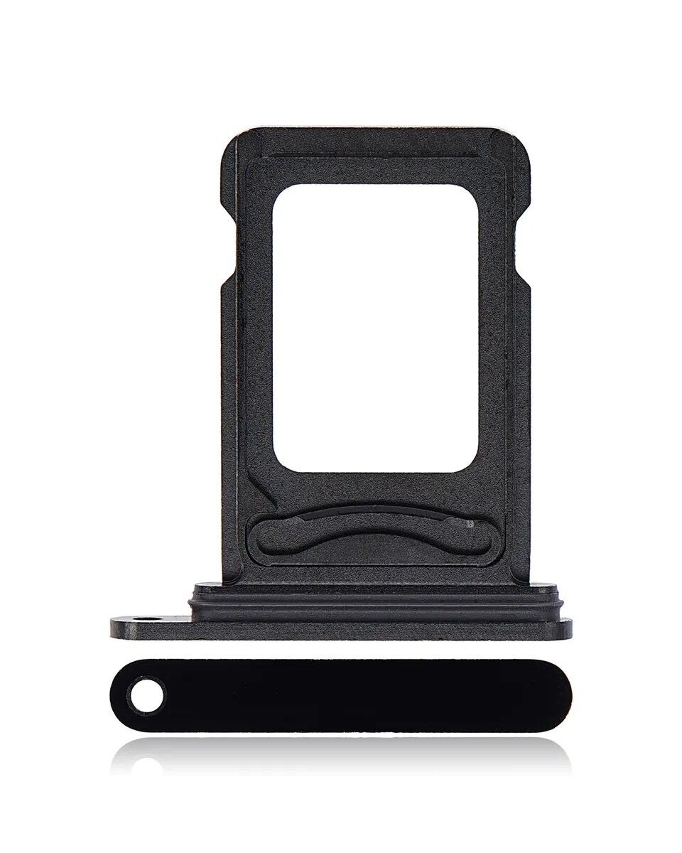 Soporte o bandeja dual SIM negra Iphone 15 / 15 Plus