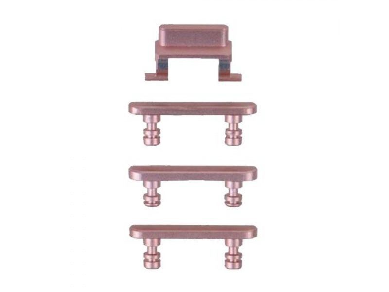 SET 4 BOTONES ROSA IPHONE 15 / 15 PLUS
