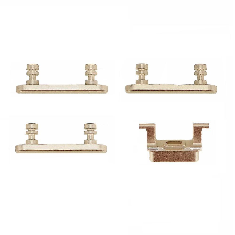SET 4 BOTONES DORADOS PARA IPHONE 15 / 15 PLUS