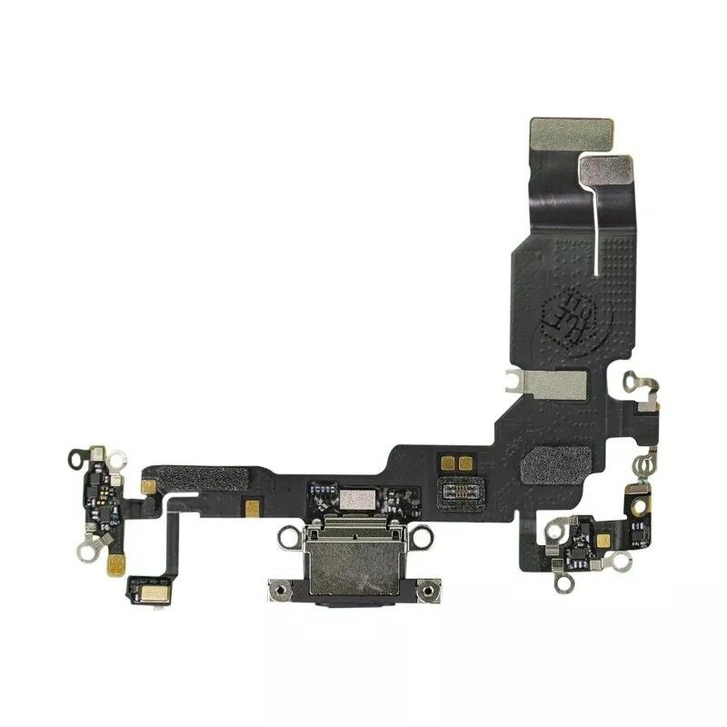 FLEX PUERTO DE CARGA NEGRO PARA IPHONE 15