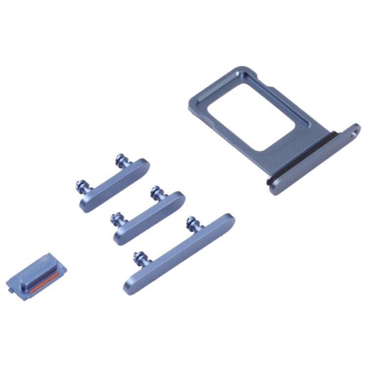 SET Botones + Soporte Sim Azul Iphone 14 / 14 Plus