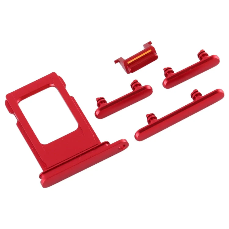 SET Botones + Soporte Sim rojo Iphone 14 / 14 Plus