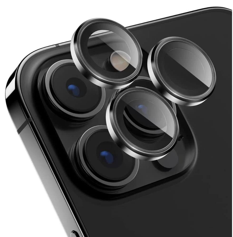 SET 3 Cubierta Camara Negra Iphone 14 Pro / 14 Pro Max