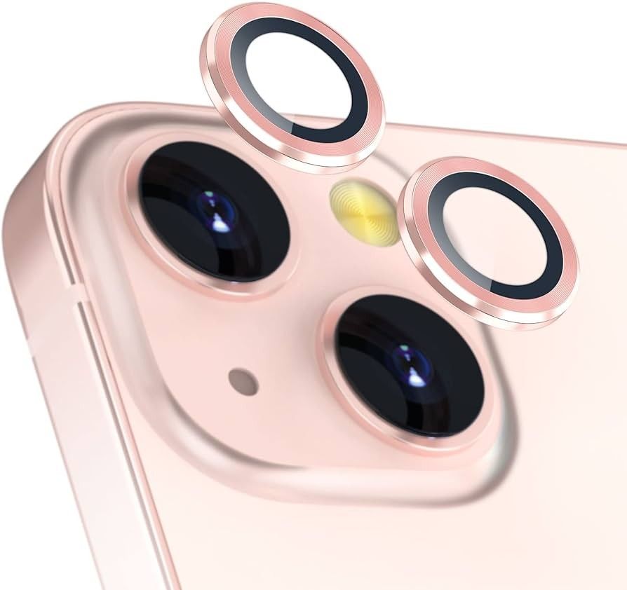 Set 2 Cubiertas Camara Rosado Iphone 13 / 13 Mini