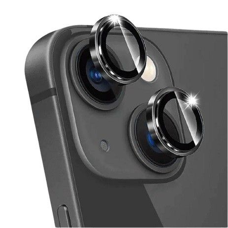SET 2 Cubierta Camara Negra Iphone 14 / 14 Plus