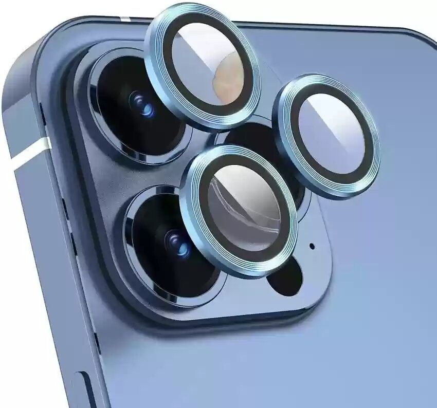 Set 3 cubierta camara azul para IPhone 13 Pro / 13 pro max