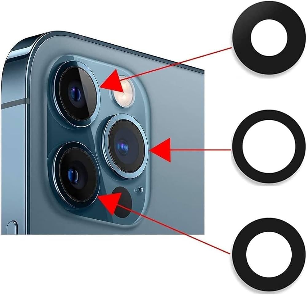 Set 3 cristal camara para IPhone 13 Pro / 13 pro max