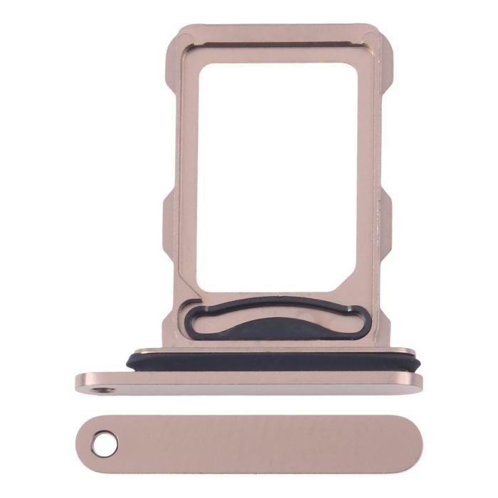 Soporte o bandeja sim dorada para iPhone 16 Pro / 16 Pro Max