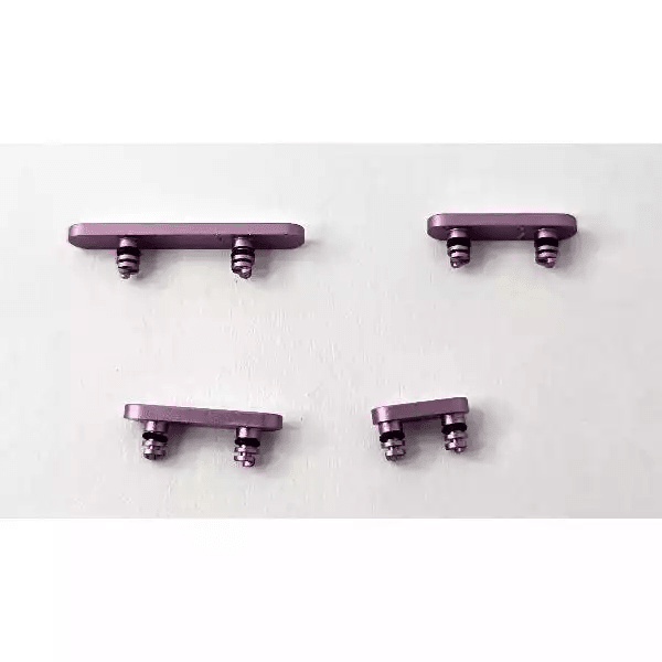 SET 4 BOTONES ROSAS IPHONE 16 / 16 PLUS