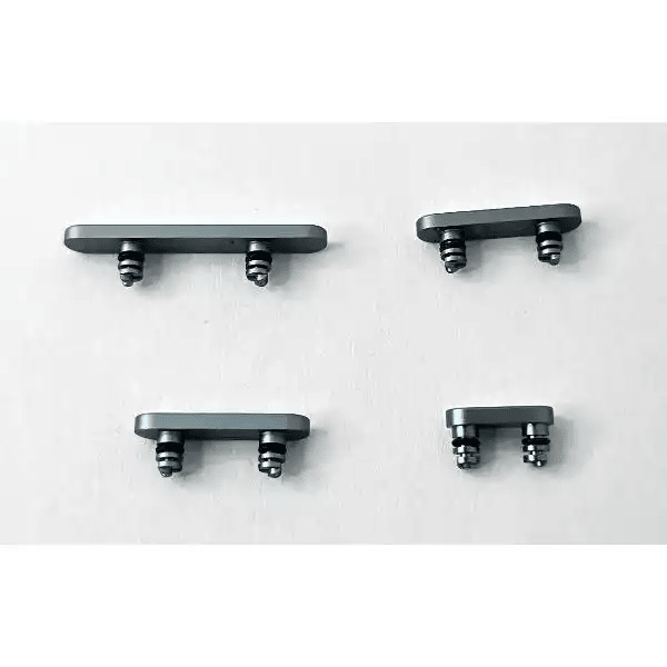 SET 4 BOTONES AZULES IPHONE 16 / 16 PLUS