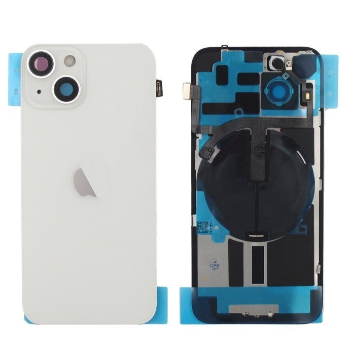 Tapa trasera iPhone 14 Blanca (Con Componentes)