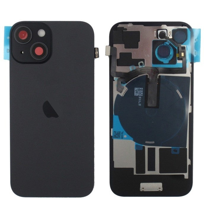 Tapa trasera iPhone 15 Negra (Con Componentes)