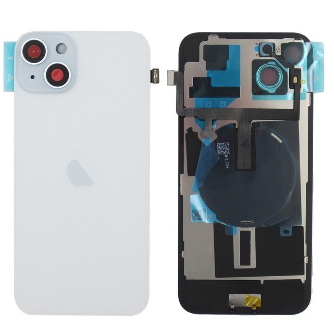 Tapa trasera iPhone 15 Plus Blanca (Con Componentes)