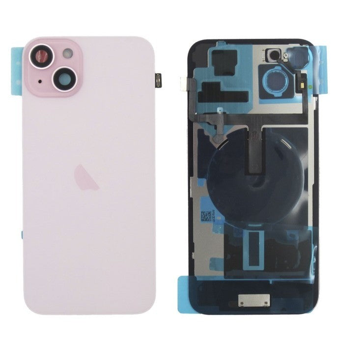 Tapa trasera iPhone 15 Plus Rosa (Con Componentes)