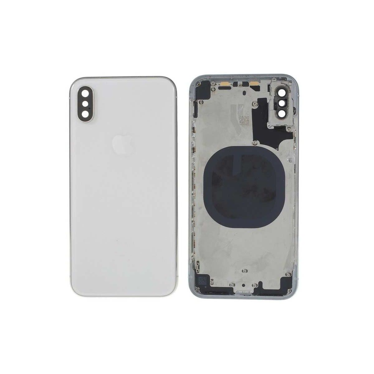 Chasis+tapa trasera iPhone X Blanco (Con Rejillas)