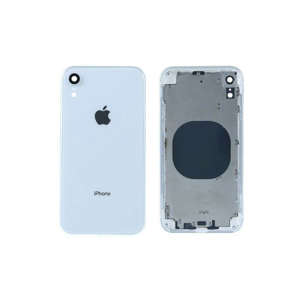 Chasis+tapa trasera iPhone Xr Blanco (Con Rejillas)