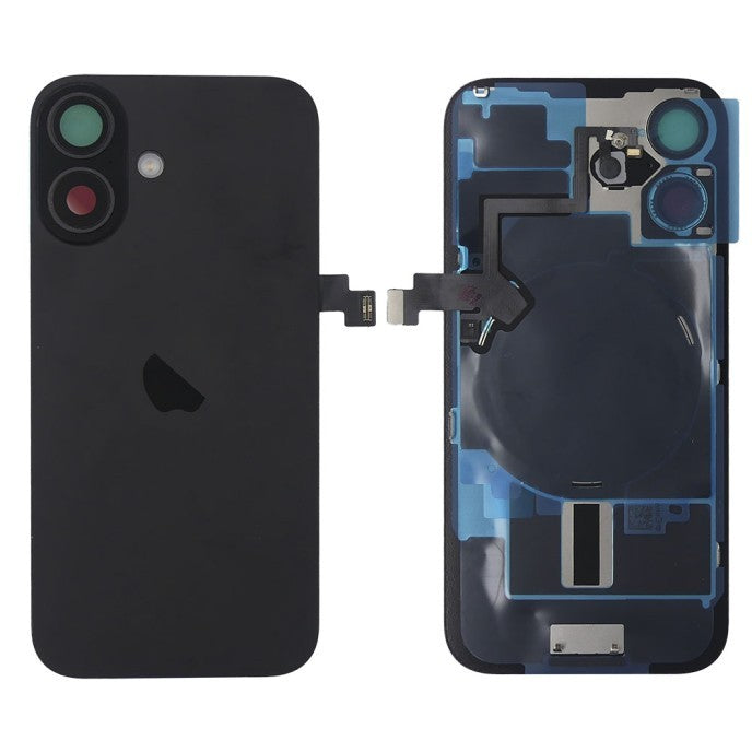 Tapa trasera Iphone 16 Negra (Con componentes)