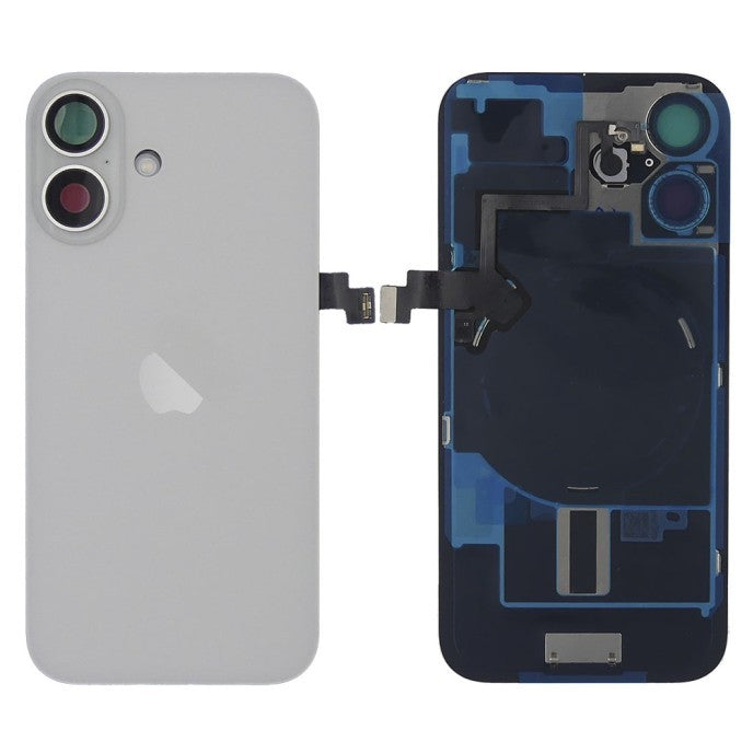 Tapa trasera Iphone 16 Blanca (Con componentes)