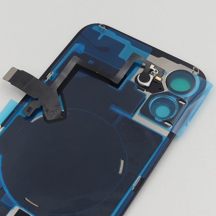 Tapa trasera Iphone 16 Plus Negra (Con componentes)