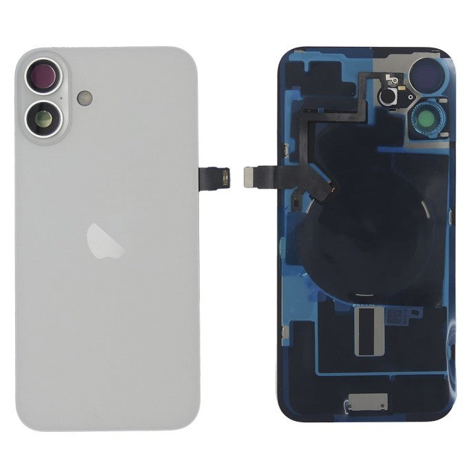 Tapa trasera Iphone 16 Plus Blanca (Con componentes)