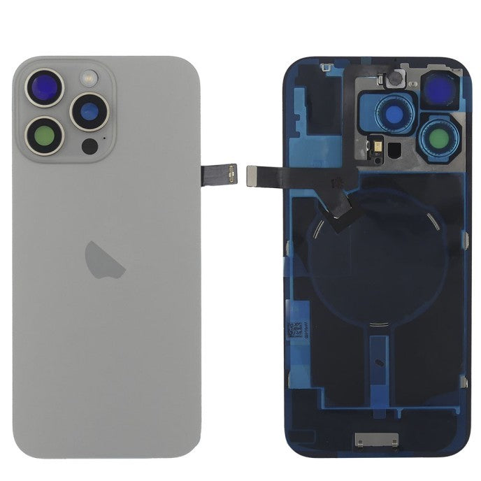 Tapa trasera Iphone 16 PRO MAX Titanio Natural (Con componentes)