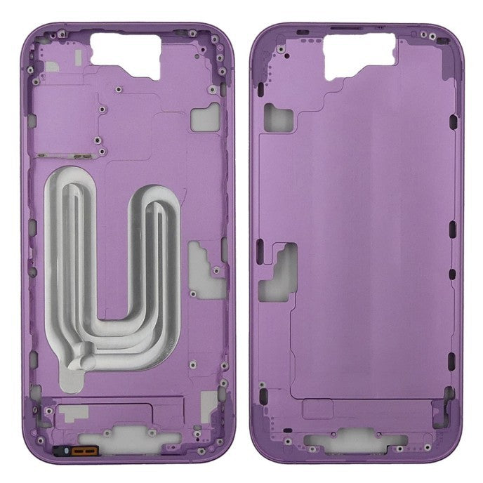 Chasis+tapa trasera iPhone 16 Rosa (Con Rejillas)