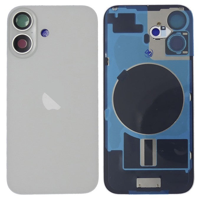 Chasis+tapa trasera iPhone 16 Blanco (Con Rejillas)