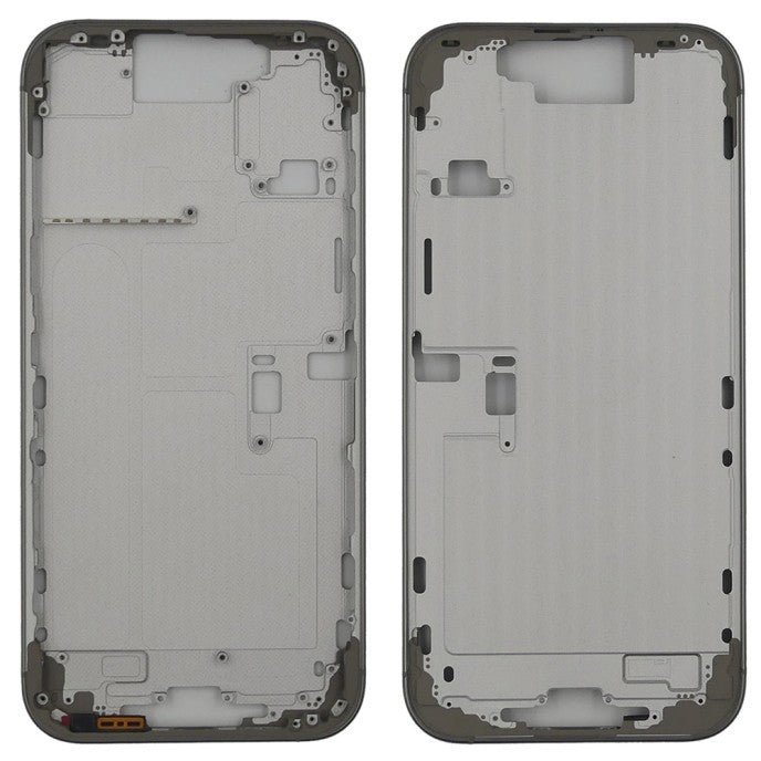 Chasis+tapa trasera iPhone 16 Pro Max Titanio Natural (Con Rejillas)