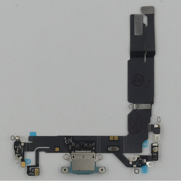 Flex Conector de carga iPhone 16 Verde Azulado