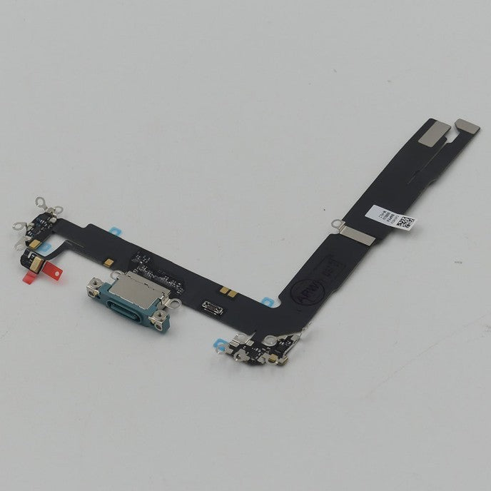 Flex Conector de carga iPhone 16 Plus Verde Azulado