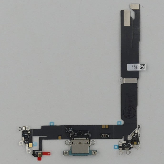 Flex Conector de carga iPhone 16 Plus Verde Azulado