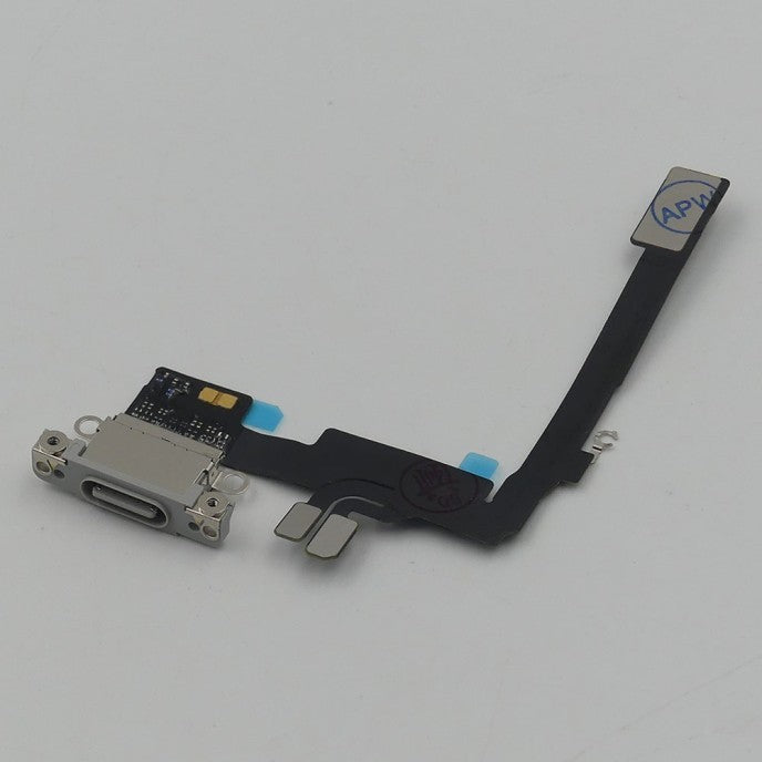 Flex Conector de carga iPhone 16 Pro Titanio Blanco