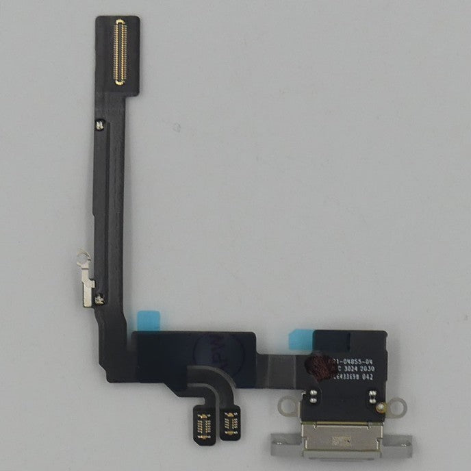 Flex Conector de carga iPhone 16 Pro Titanio Blanco