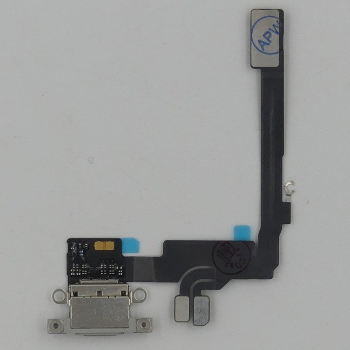 Flex Conector de carga iPhone 16 Pro Titanio Blanco