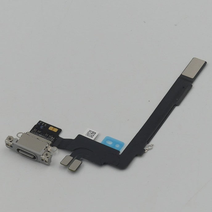 Flex Conector de carga iPhone 16 Pro Max Titanio Blanco