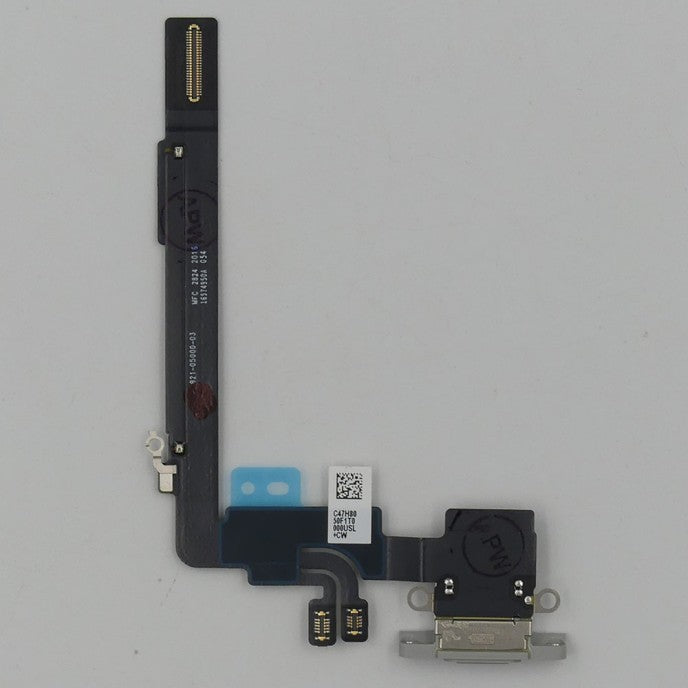 Flex Conector de carga iPhone 16 Pro Max Titanio Blanco