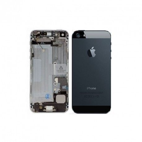Carcasa Trasera + Chasis Central Original iPhone 5 Negro Completo