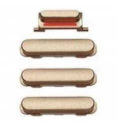 Set 4 Botones iPhone 6 Oro