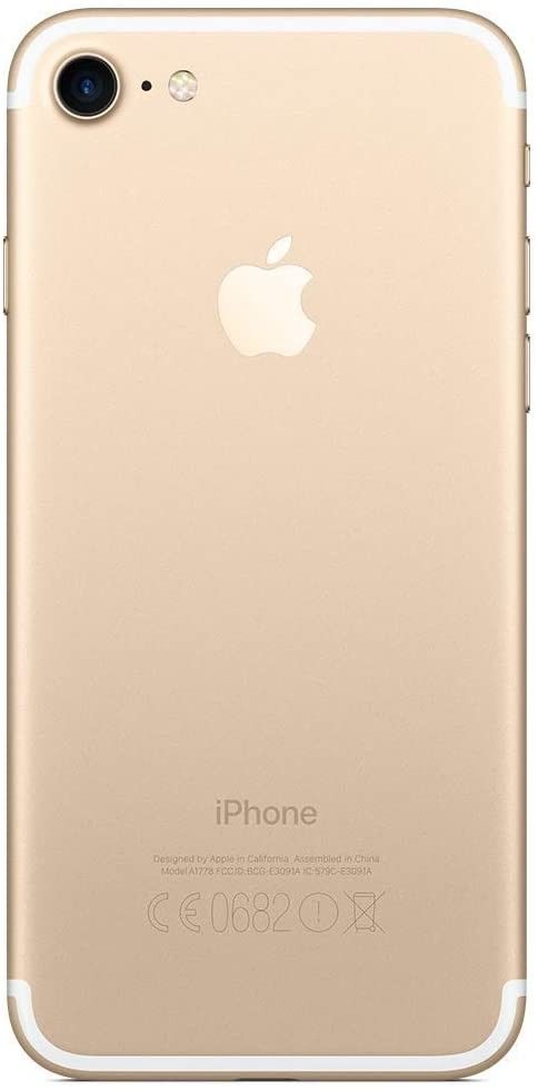 CRISTAL TRASERO CON COMPONENTES IPHONE 7 DORADA